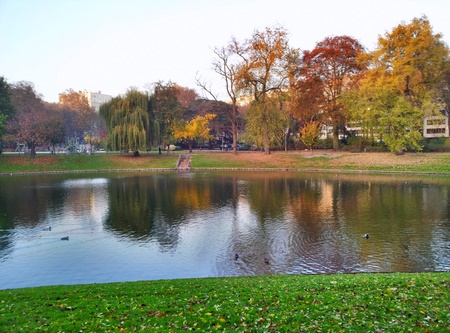 Den store byparken i Antwerpen