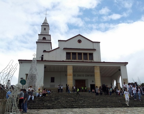 Kirken på toppen av Monserrate