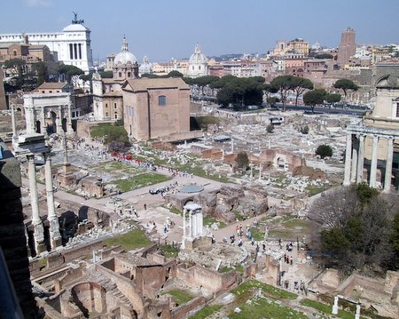 Utsikt over Forum Romanum